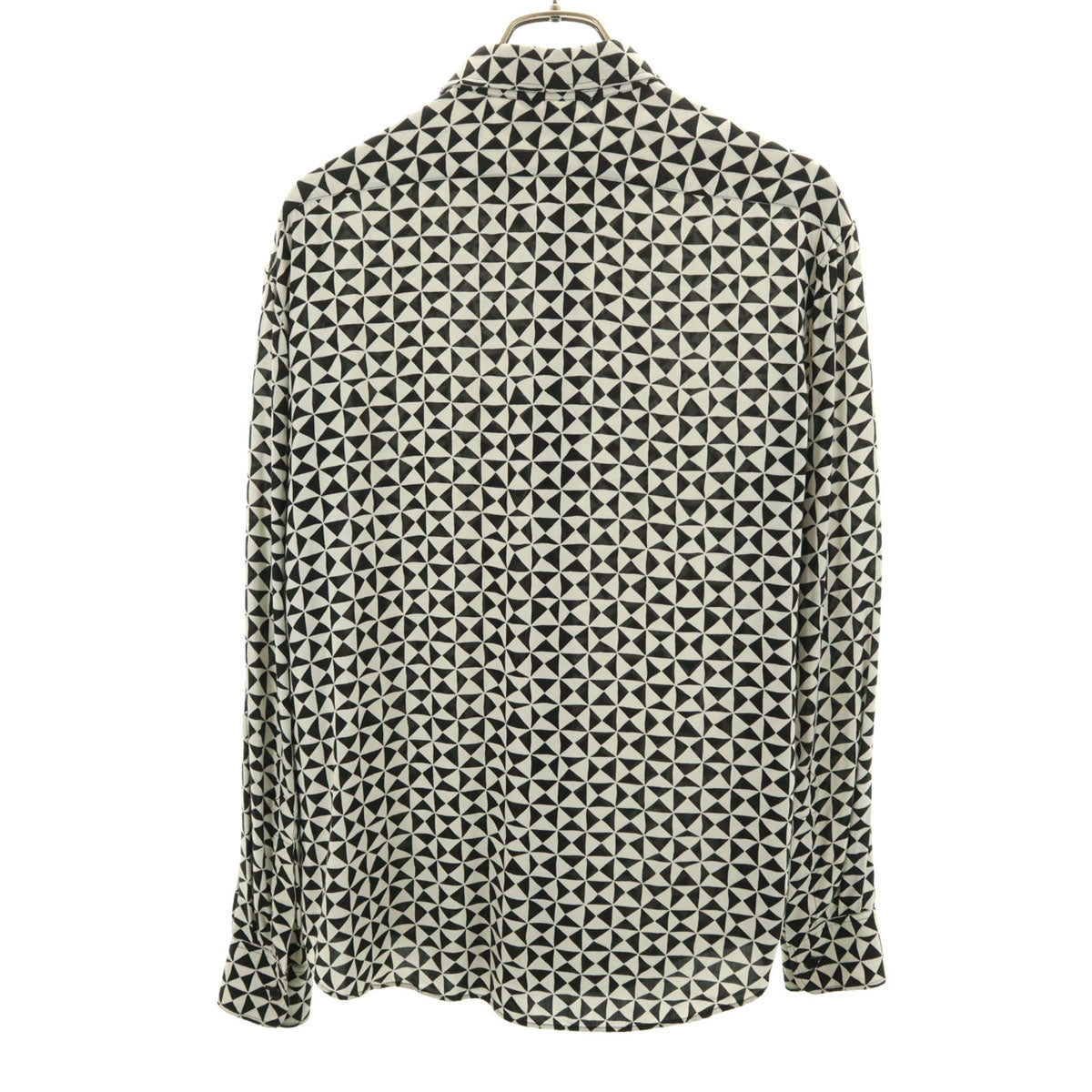 CELINE セリーヌ 21AW イタリア製 カレイドスコープ柄 長袖 シャツ 37 ホワイト メンズ