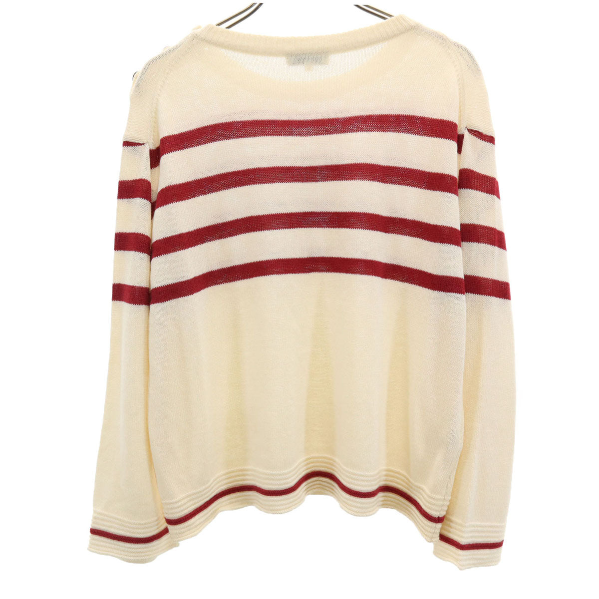 Christian Dior クリスチャンディオール 90s オールド 長袖 セーター L アイボリー ニット レディース