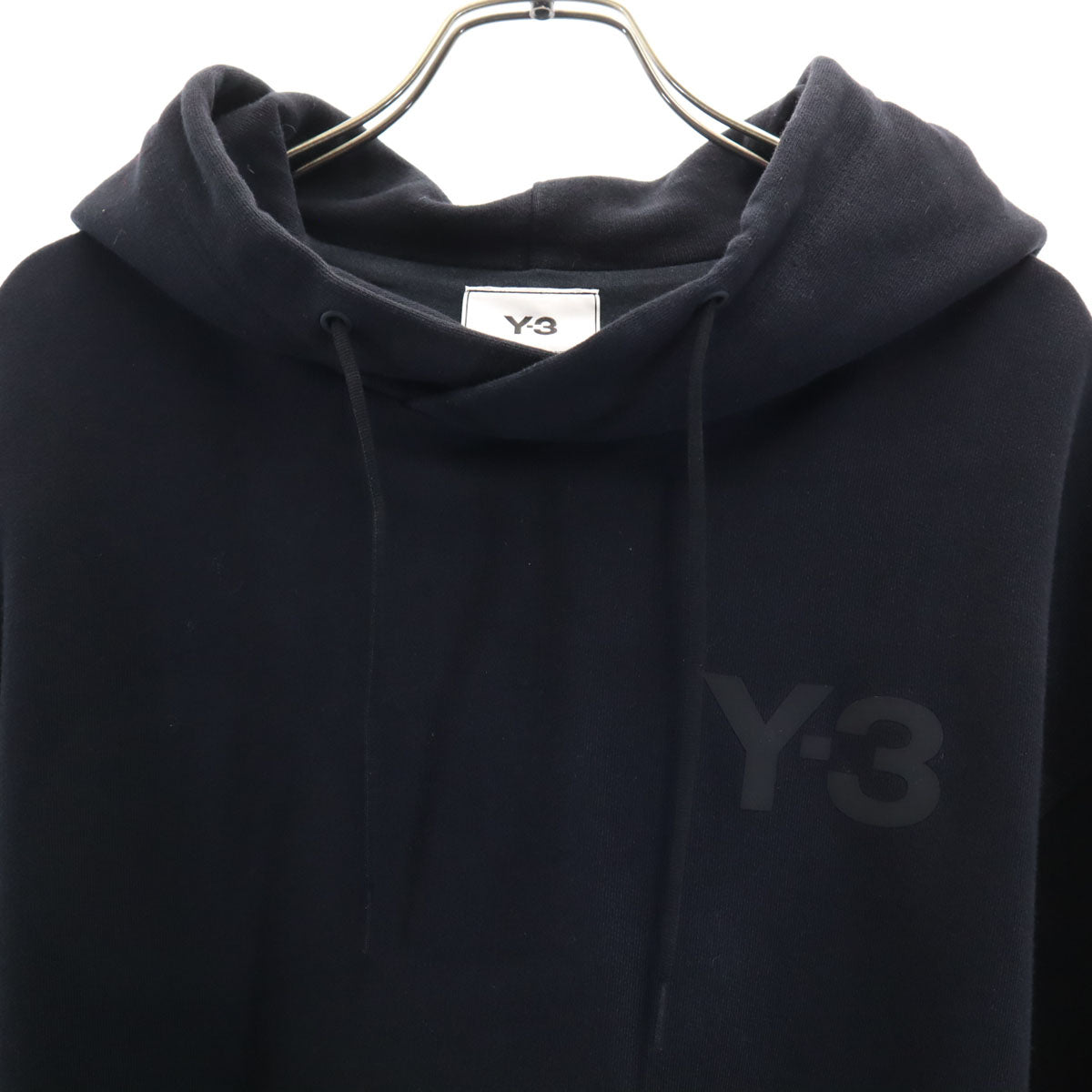 Y-3 ワイスリー 長袖 スウェットパーカー S ブラック ヨウジヤマモト メンズ