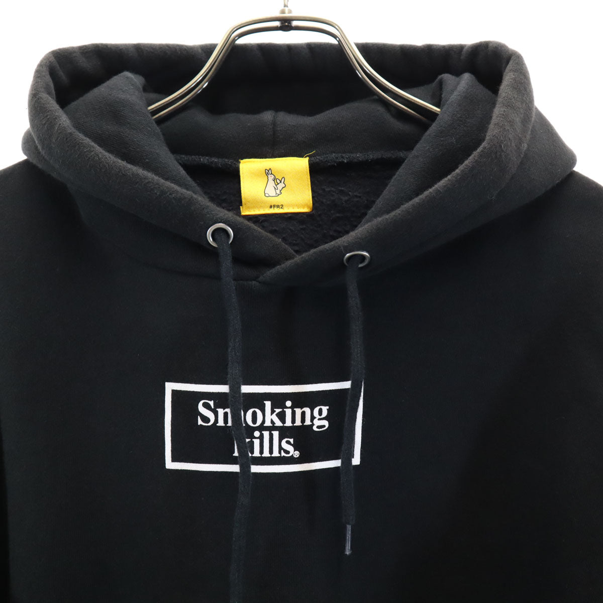 FR2 エフアールツー Smoking Kills 長袖 スウェットパーカー M ブラック 裏起毛 レディース