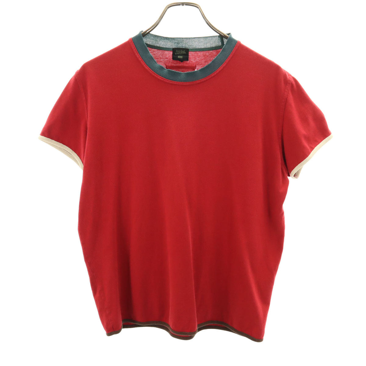 JEAN-PAUL GAULTIER ジャンポールゴルチエ 半袖 Tシャツ 48 レッド メンズ