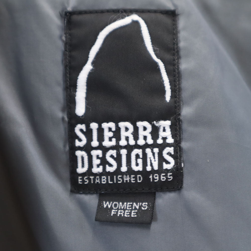 SIERRA DESIGNS シエラデザインズ ジップジャケット F 黒 薄中綿入り アウトドア レディース