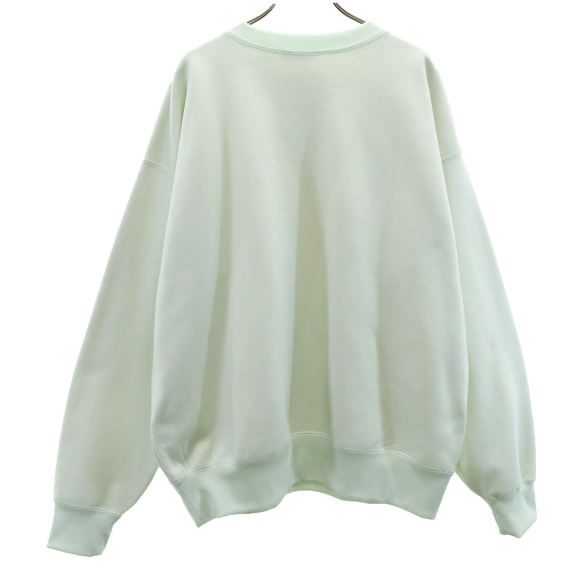 AURALEE オーラリー 日本製 長袖 スウェット トレーナー 4 グリーン系 裏起毛 メンズ