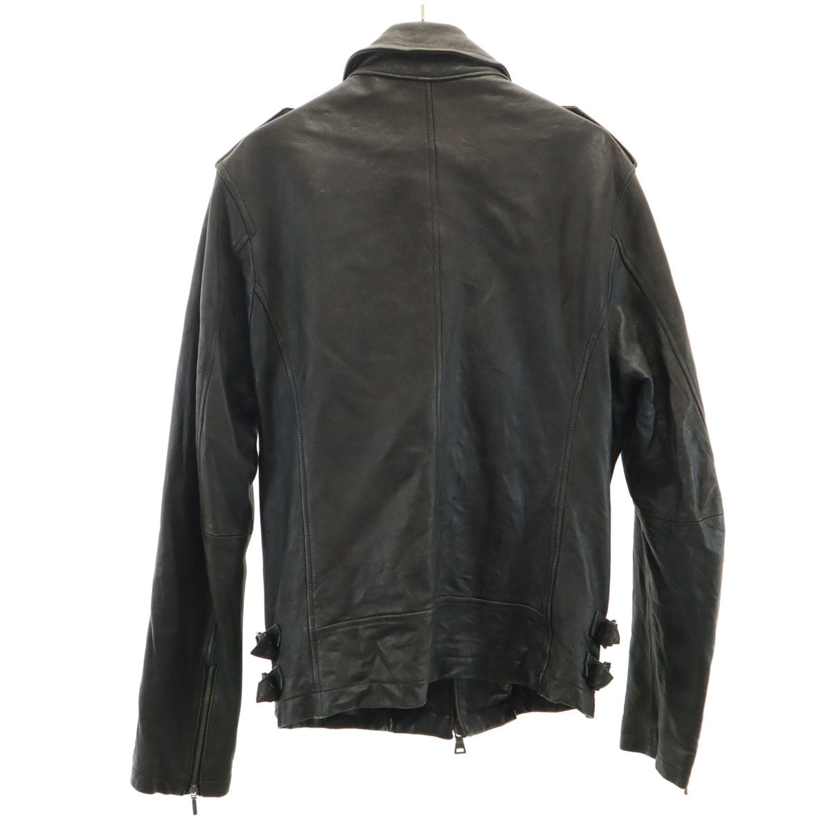 BURBERRY BLACK LABEL バーバリーブラックレーベル レザージャケット L ブラウン系 三陽商会 メンズ