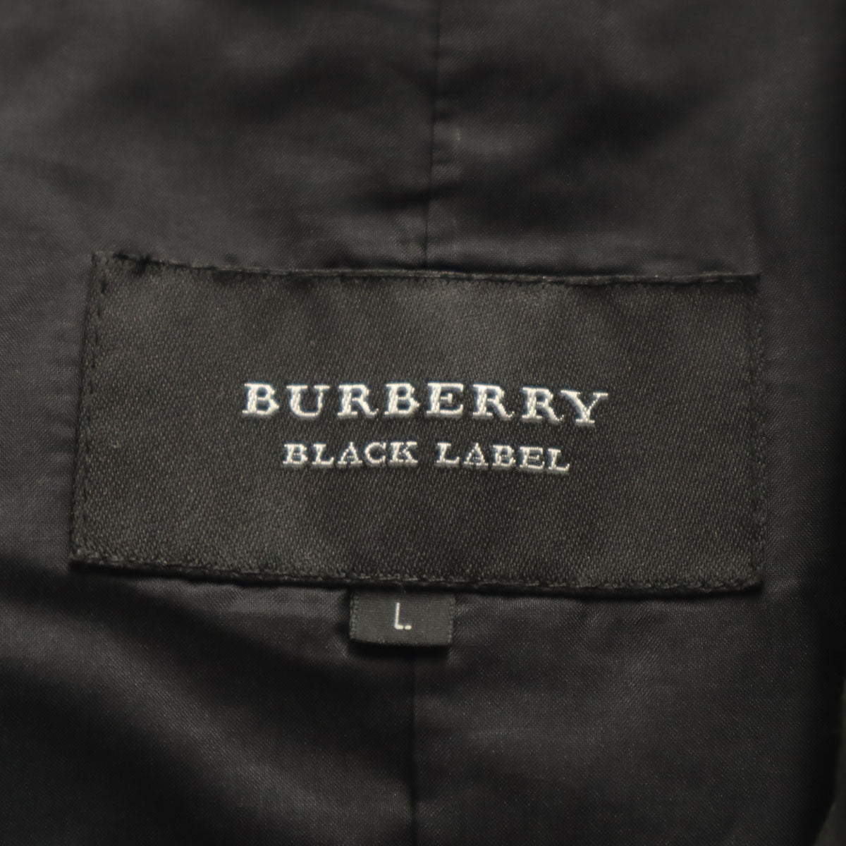 BURBERRY BLACK LABEL バーバリーブラックレーベル レザージャケット L ブラウン系 三陽商会 メンズ