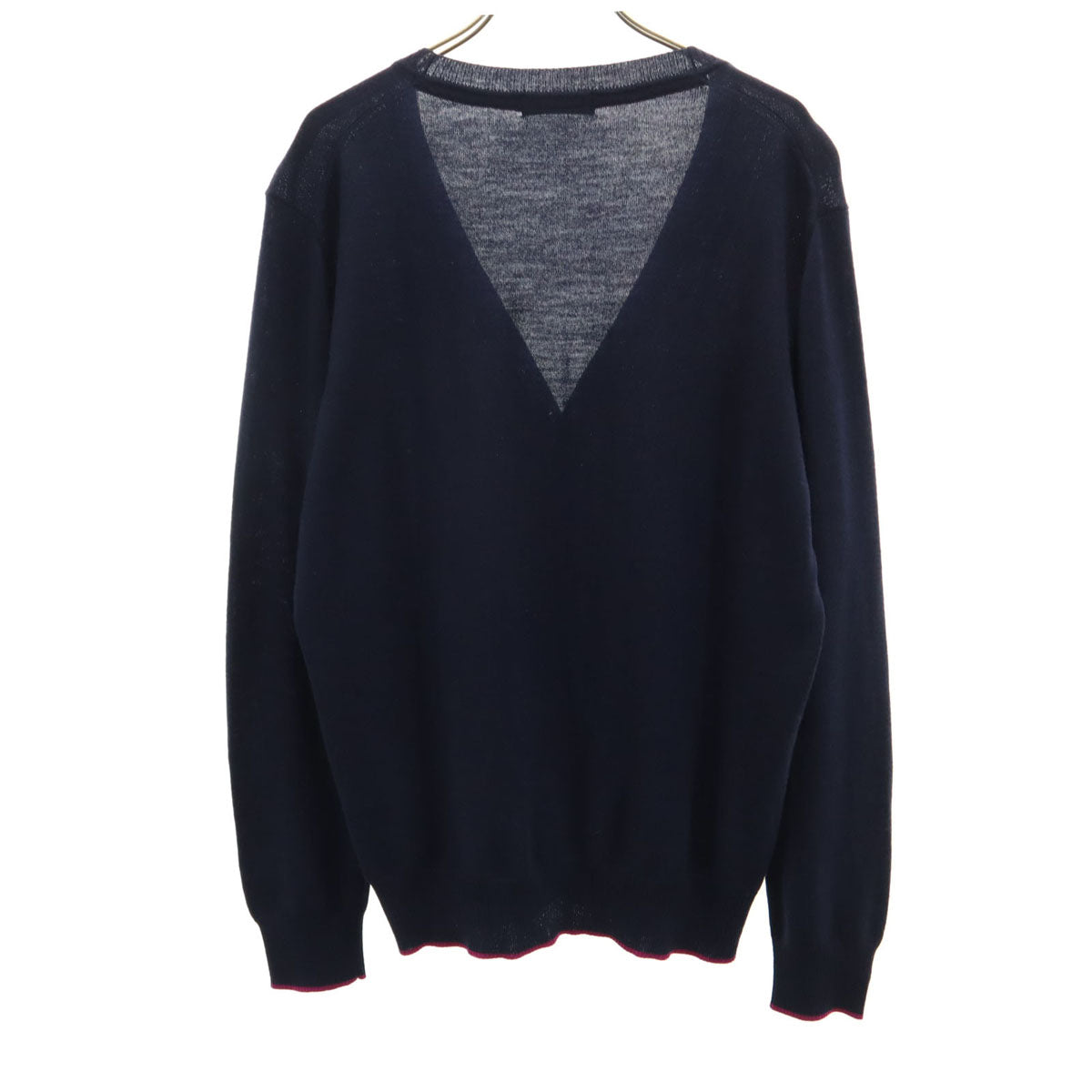 BURBERRY BLACK LABEL バーバリーブラックレーベル 長袖 ニットカーディガン 3 ネイビー 三陽商会 メンズ