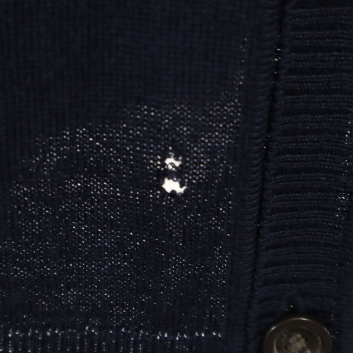 BURBERRY BLACK LABEL バーバリーブラックレーベル 長袖 ニットカーディガン 3 ネイビー 三陽商会 メンズ