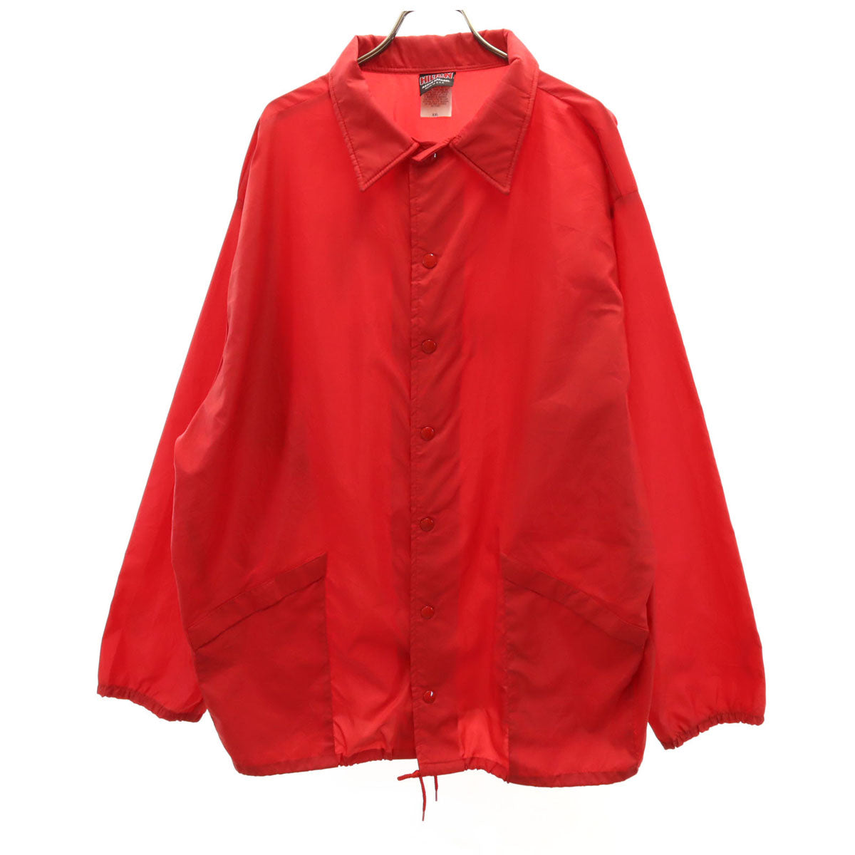 Hilton ヒルトン 90s USA製 オールド ナイロンジャケット XXL レッド ビッグサイズ メンズ