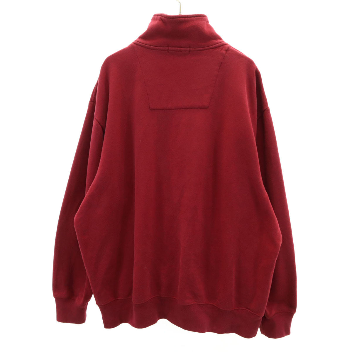 NAUTICA ノーティカ 長袖 ハーフジップ スウェット XL レッド系 メンズ