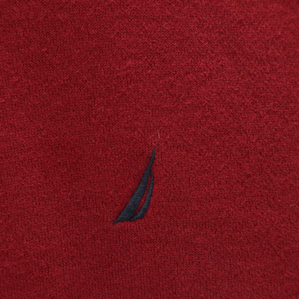 NAUTICA ノーティカ 長袖 ハーフジップ スウェット XL レッド系 メンズ