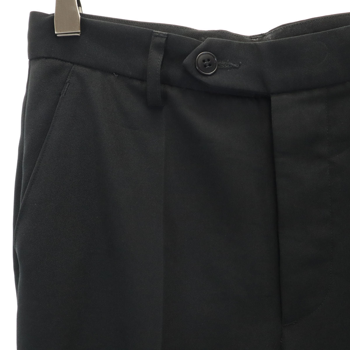 agnes b. アニエスベー 日本製 パンツスーツ 上下 セットアップ 0/36 黒 レディース