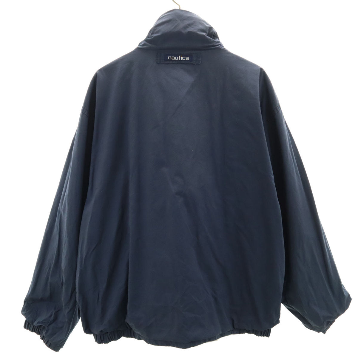 NAUTICA ノーティカ 90s オールド ジップジャケット L ホワイト系 リバーシブル メンズ