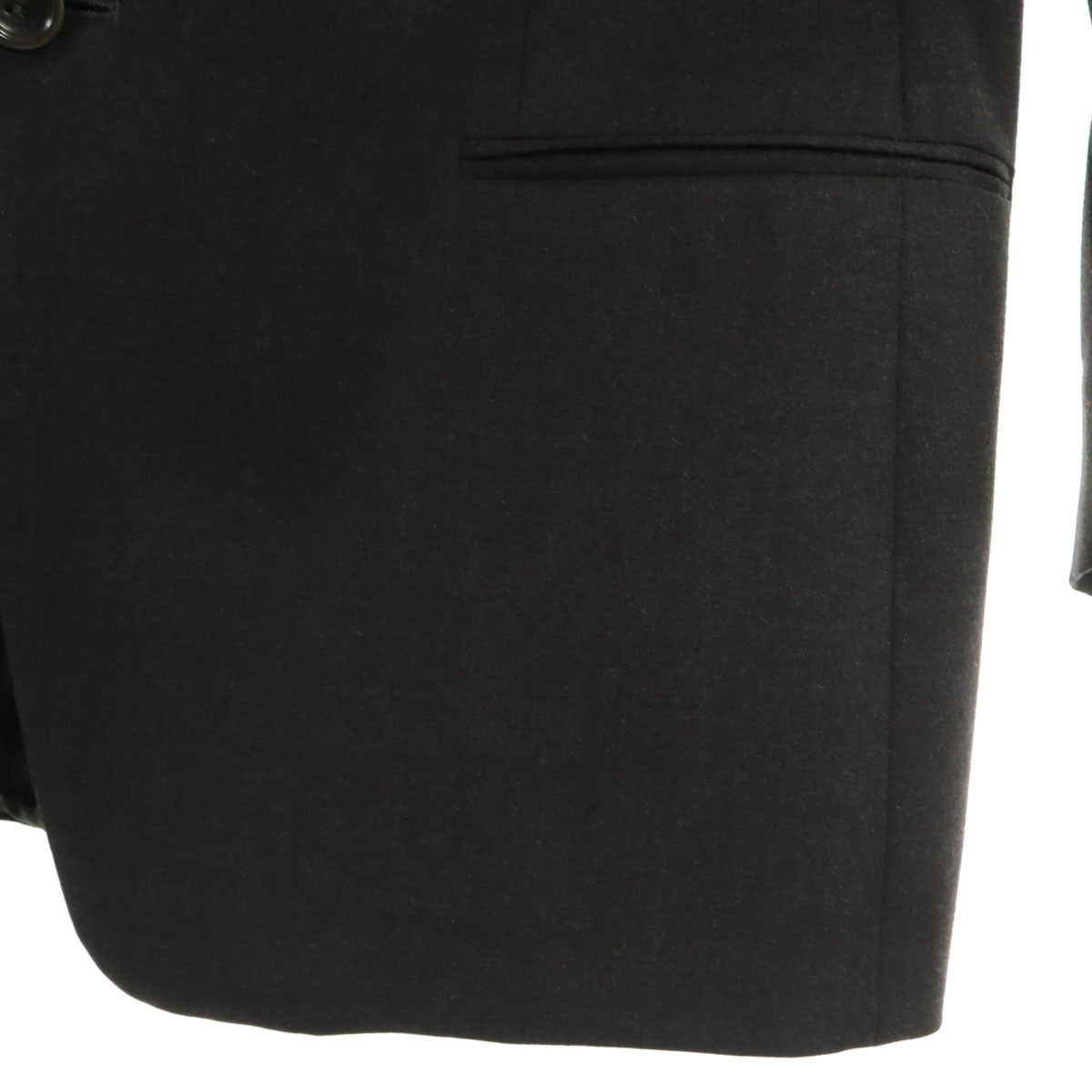 ARMANI COLLEZIONI アルマーニ コレツィオーニ イタリア製 スーツジャケット 50 チャコールグレー メンズ