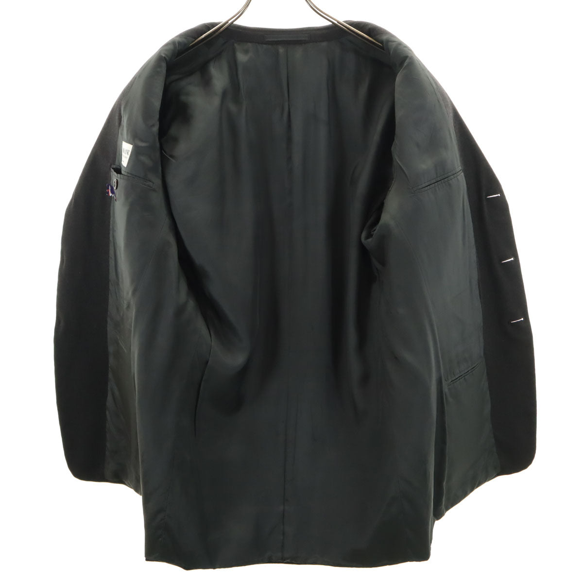 ARMANI COLLEZIONI アルマーニ コレツィオーニ イタリア製 スーツジャケット 50 チャコールグレー メンズ