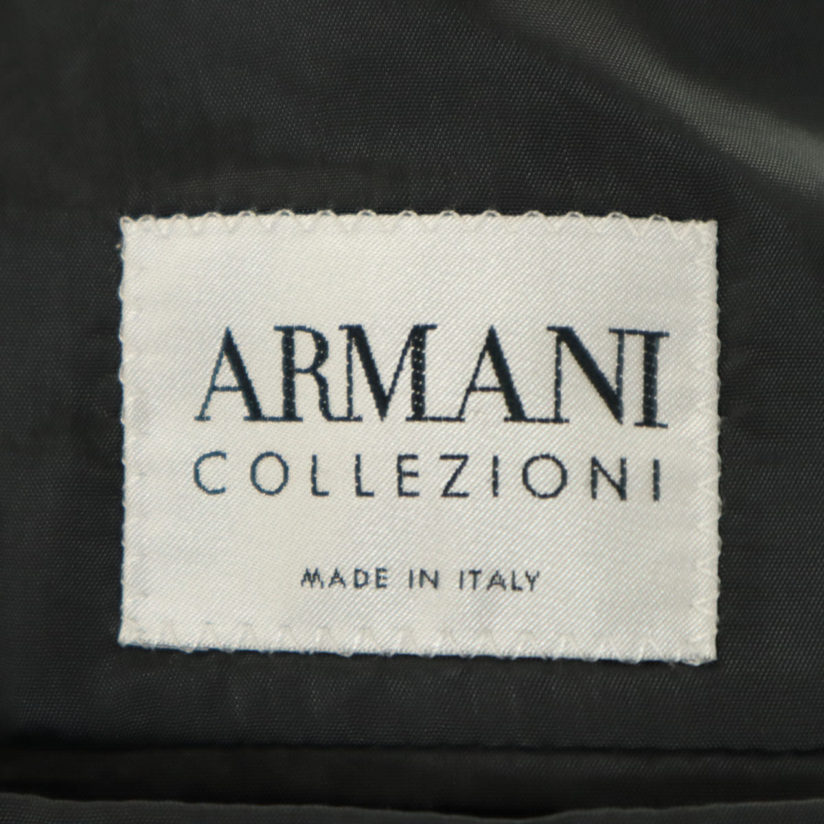 ARMANI COLLEZIONI アルマーニ コレツィオーニ イタリア製 スーツジャケット 50 チャコールグレー メンズ