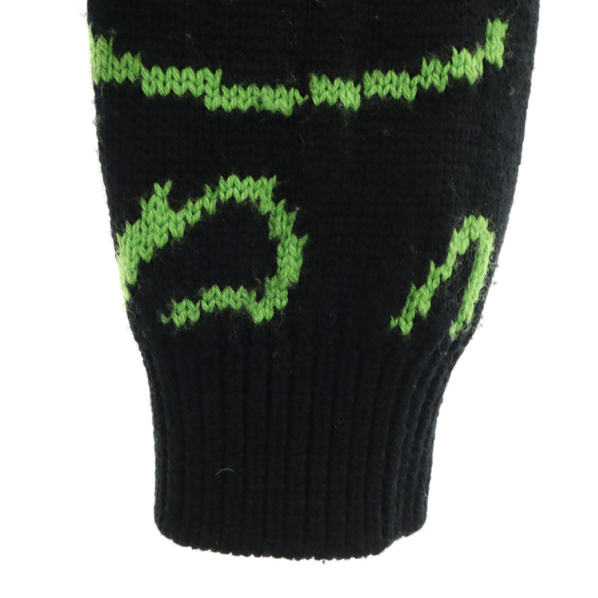 FENDI フェンディ イタリア製 総柄 長袖 セーター 48 ブラック系 ニット メンズ