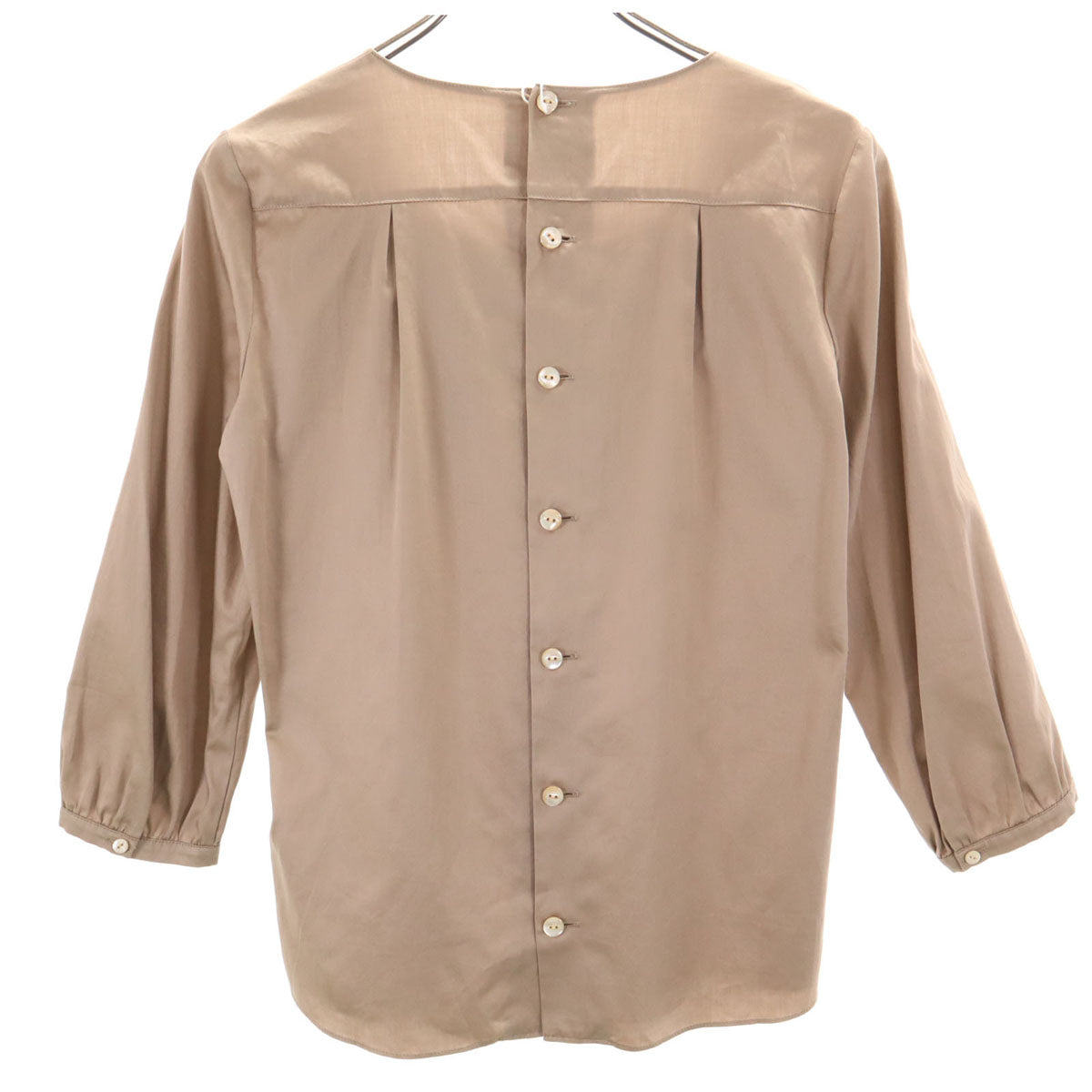 MACKINTOSH PHILOSOPHY マッキントッシュフィロソフィー 7分袖 シャツ 38 ベージュ系 レディース