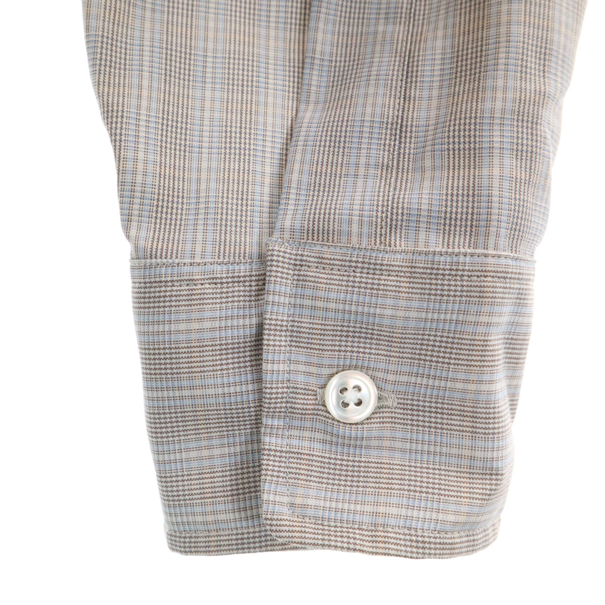 AURALEE オーラリー 日本製 チェック柄 長袖 シャツ 3 グレー メンズ