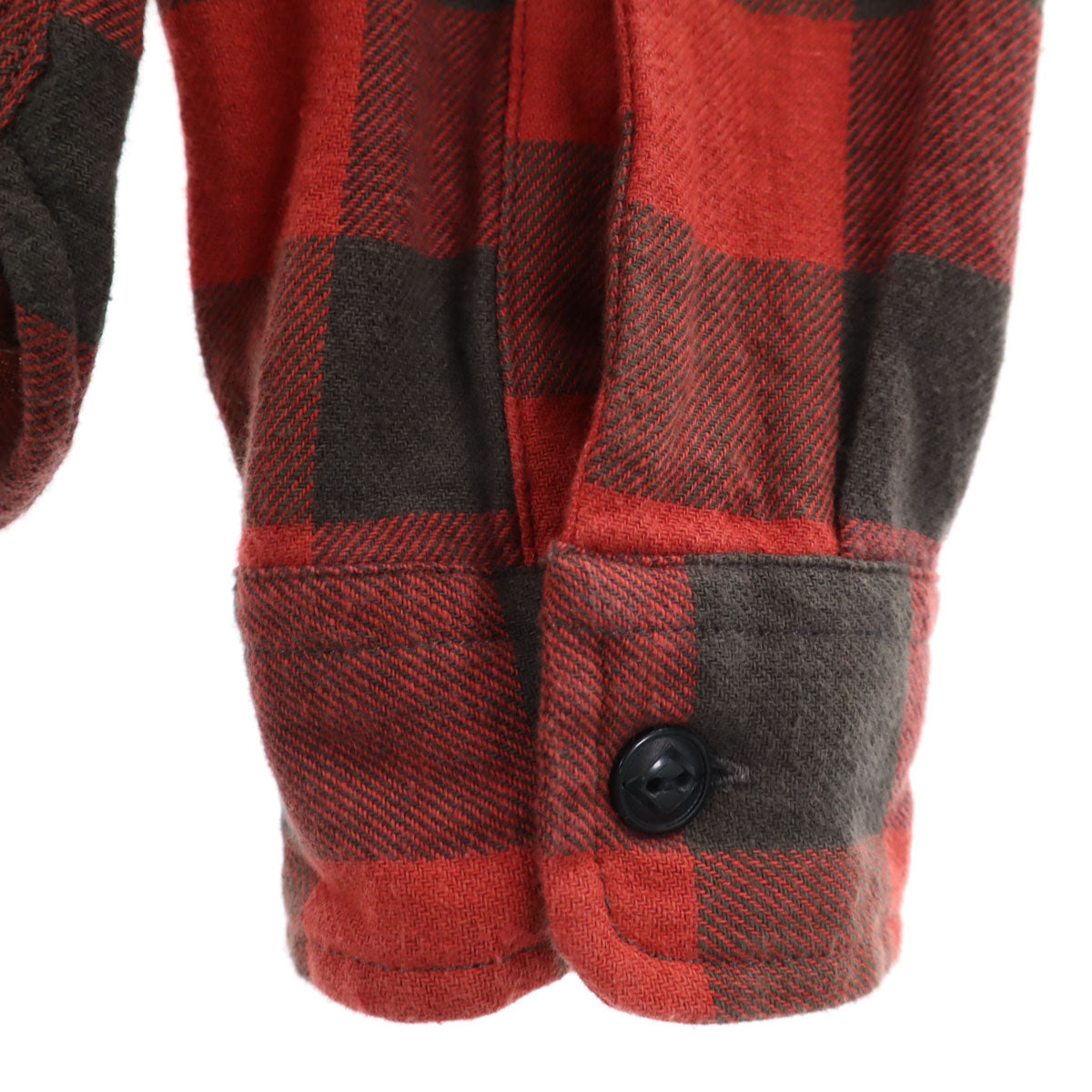 ダブルアールエル RRL ギンガムチェック柄 長袖 シャツ L 赤 RALPH LAUREN メンズ