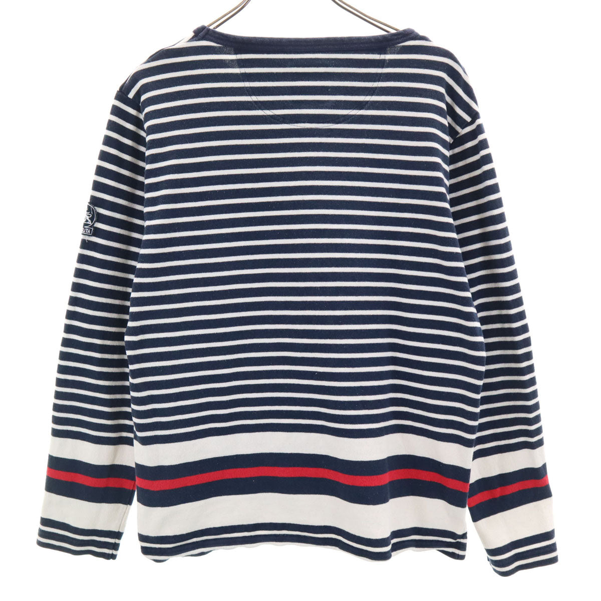 BARACUTA バラクータ 日本製 ボーダー柄 長袖 バスクシャツ 42 ネイビー ロンT メンズ