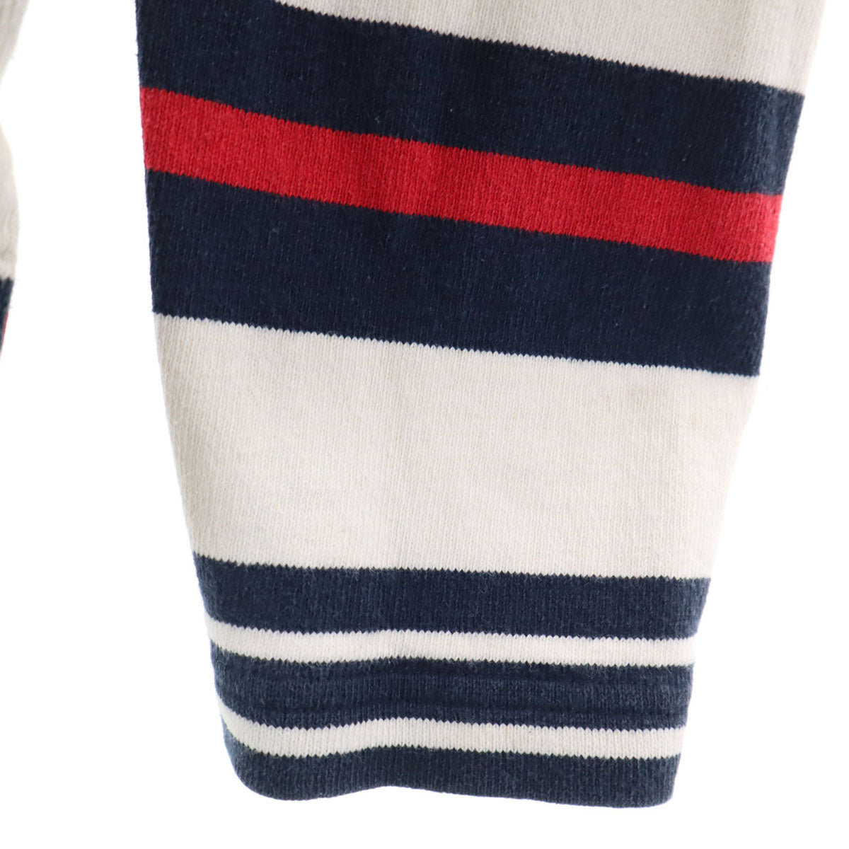 BARACUTA バラクータ 日本製 ボーダー柄 長袖 バスクシャツ 42 ネイビー ロンT メンズ