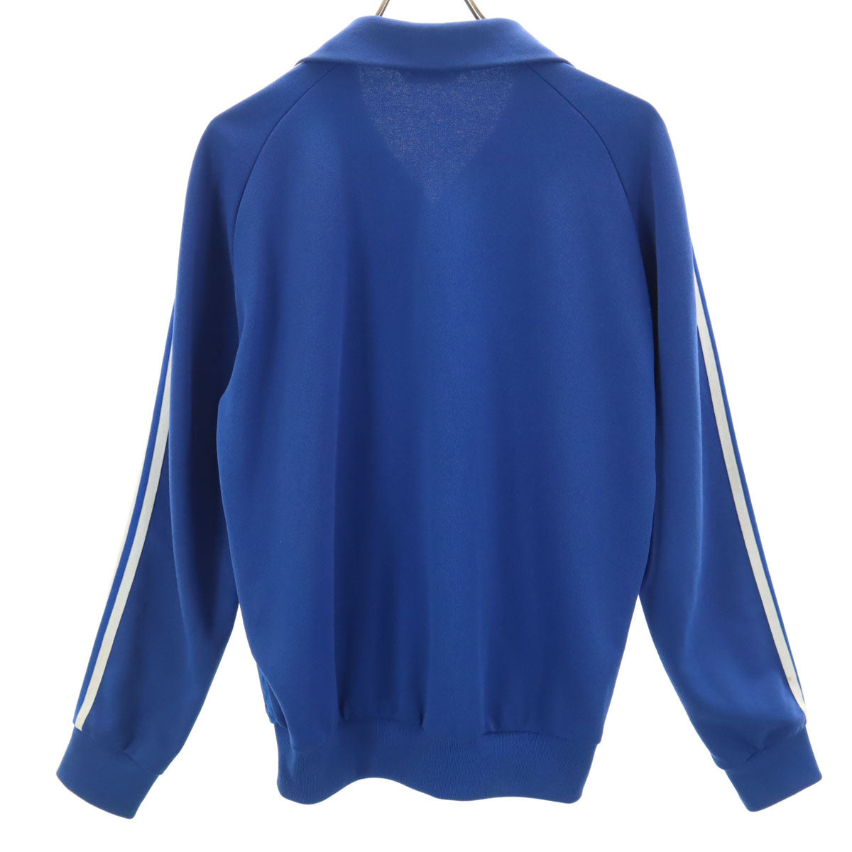 adidas アディダス 70s ヴィンテージ トレフォイルロゴ トラックジャケット M 青 ジャージ メンズ