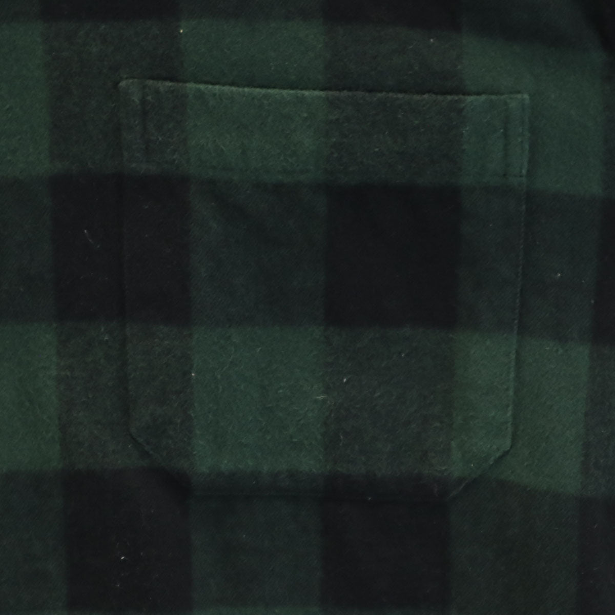 FAT エフエーティー 日本製 チェック柄 長袖 ネルシャツ JUMBO 深緑 シャモアクロス メンズ