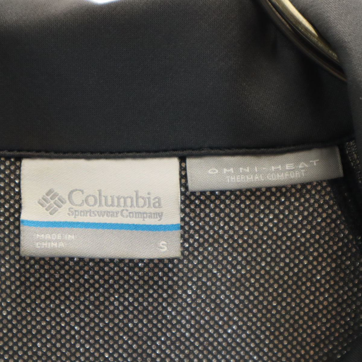 Columbia コロンビア トラックトップ ウェア S チャコールグレー アウトドア OMNI-HEAT プルオーバー メンズ