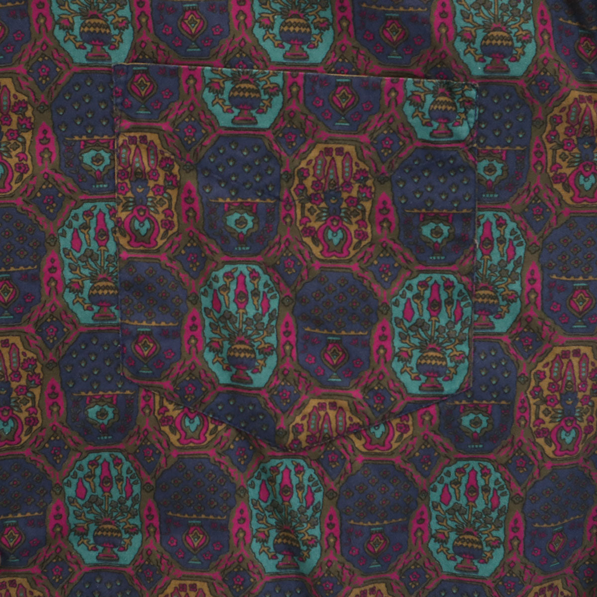 GAP ギャップ 90s オールド 総柄 長袖 コットンシャツ M マルチ メンズ