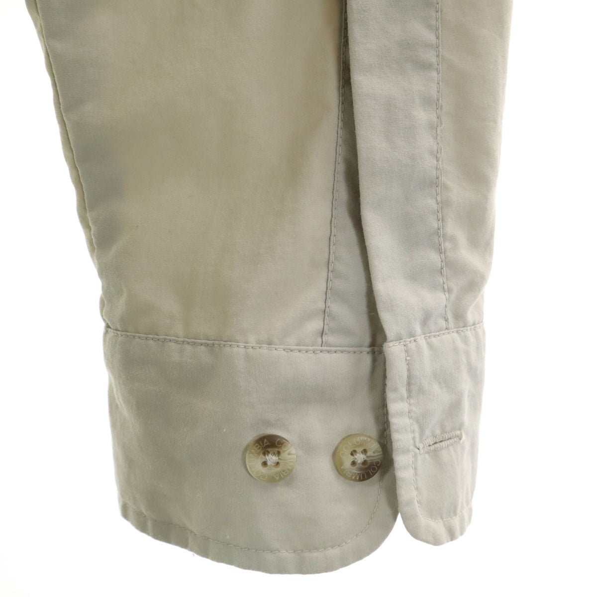 Columbia コロンビア ナイロン PFG 長袖 シャツ M グリーン系 メンズ