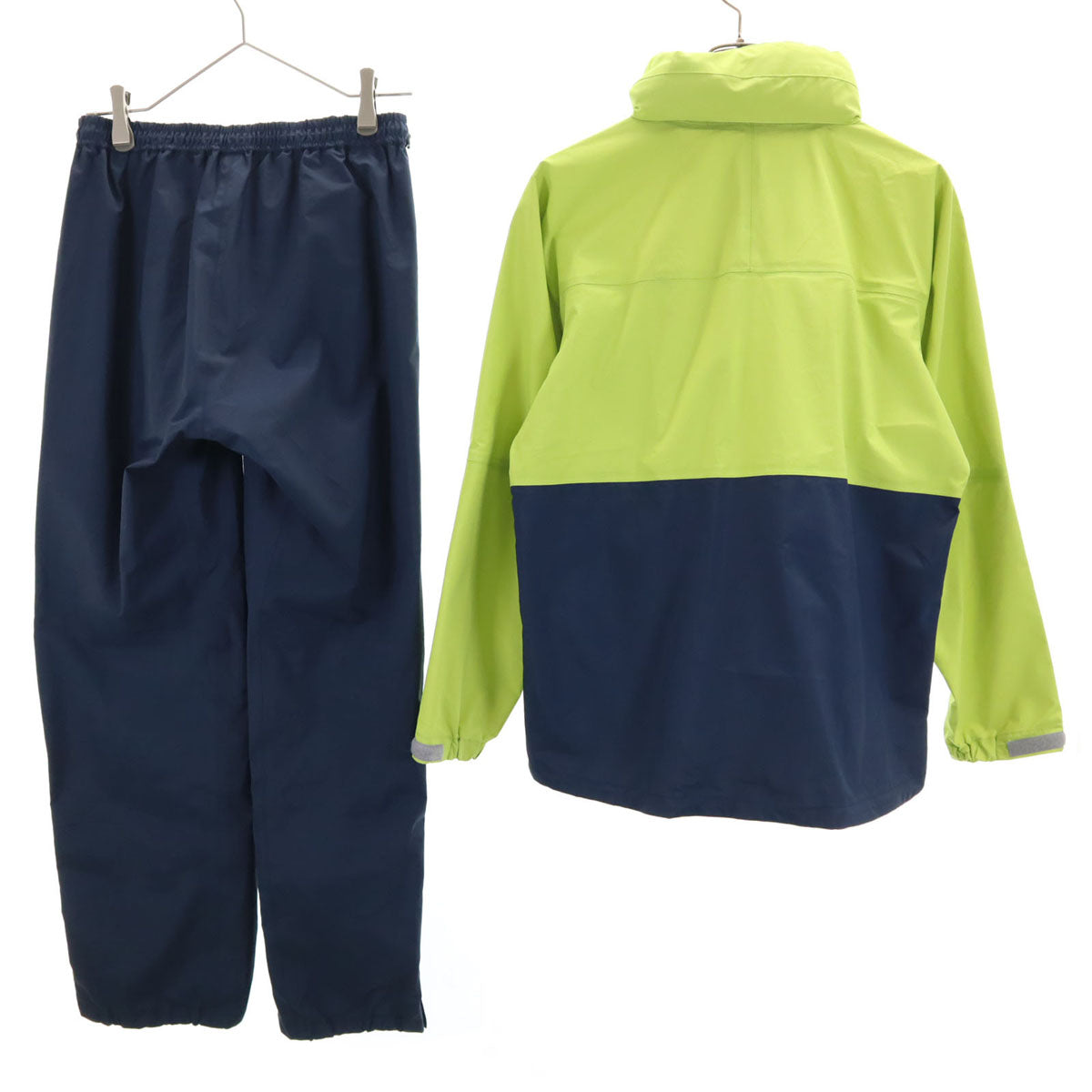 HELLY HANSEN ヘリーハンセン ナイロンジャケット 上下 セットアップ WL ネイビー系 収納袋 メンズ