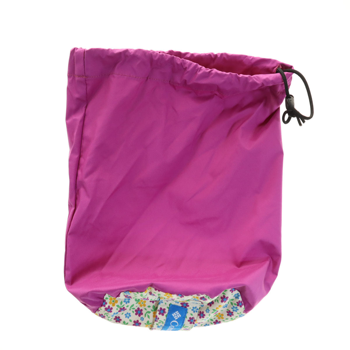 Columbia コロンビア 花柄 レインジャケット L 収納袋付き レディース