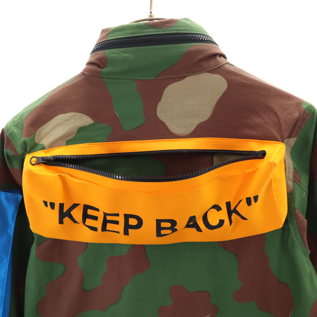 NIKE ナイキ OFF-WHITE オフホワイト コラボ カモフラ ジャケット S カーキ レディース