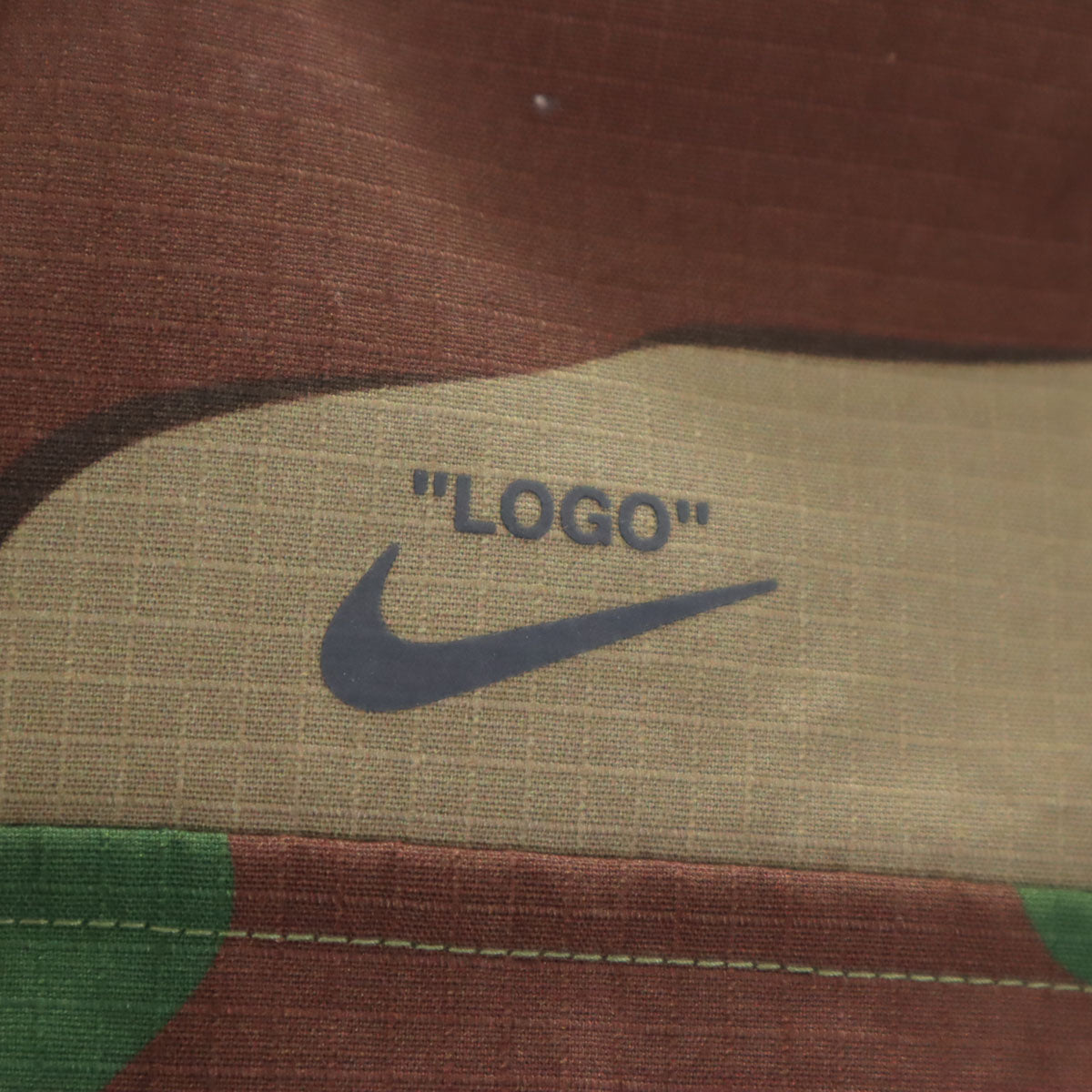 NIKE ナイキ OFF-WHITE オフホワイト コラボ カモフラ ジャケット S