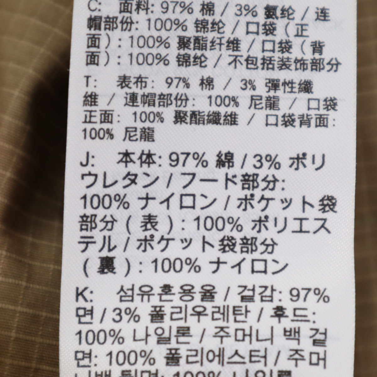 NIKE ナイキ OFF-WHITE オフホワイト コラボ カモフラ ジャケット S カーキ レディース