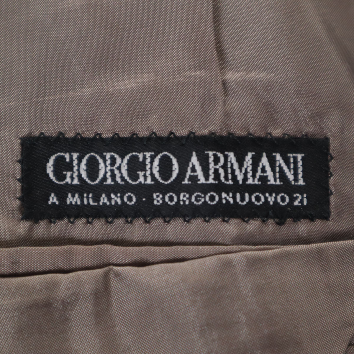 GIORGIO ARMANI ジョルジオアルマーニ 90s イタリア製 シルク オールド テーラードジャケット 50 ブラウン メンズ