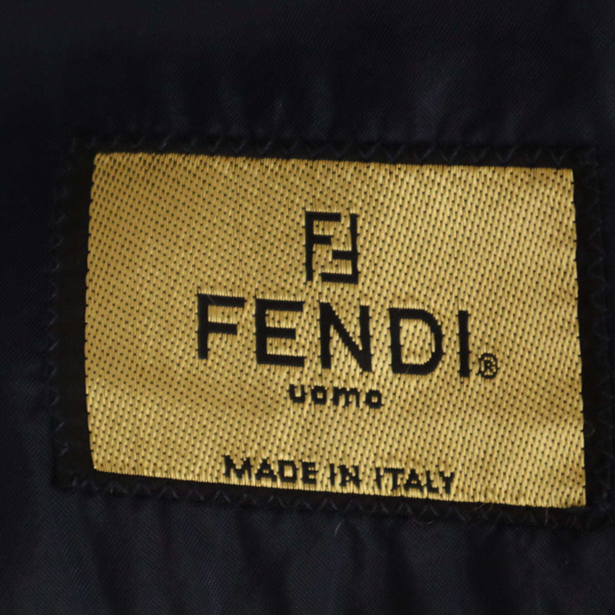 FENDI フェンディ 90s イタリア製 オールド テーラードジャケット 50 ネイビー メンズ