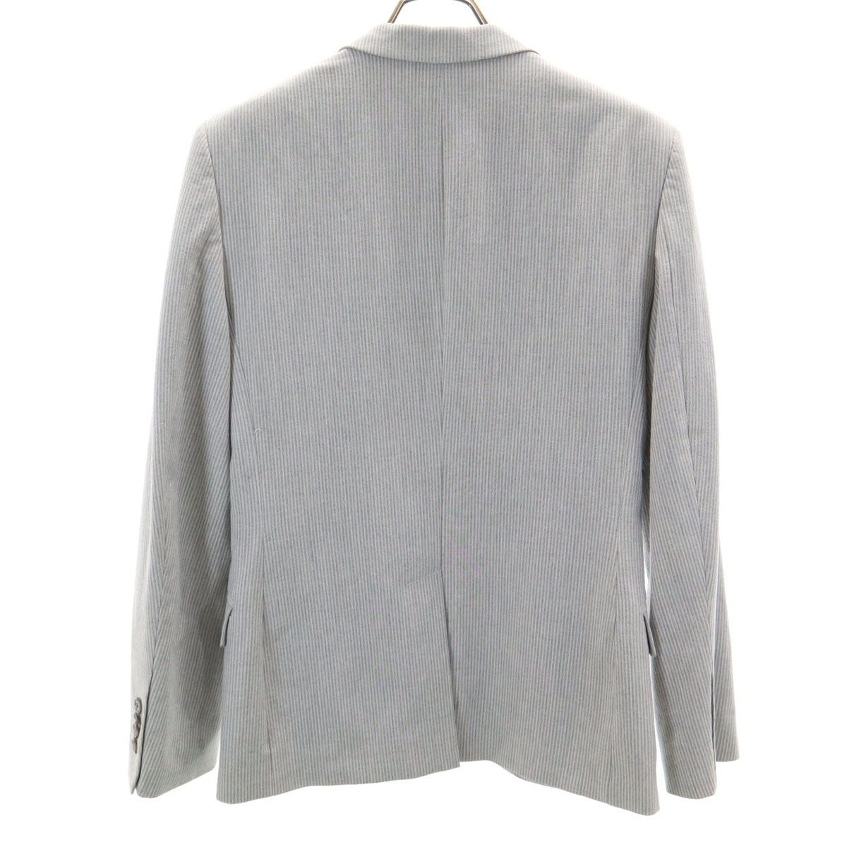 ARMANI EXCHANGE アルマーニエクスチェンジ ストライプ柄 テーラードジャケット 34 グレー メンズ