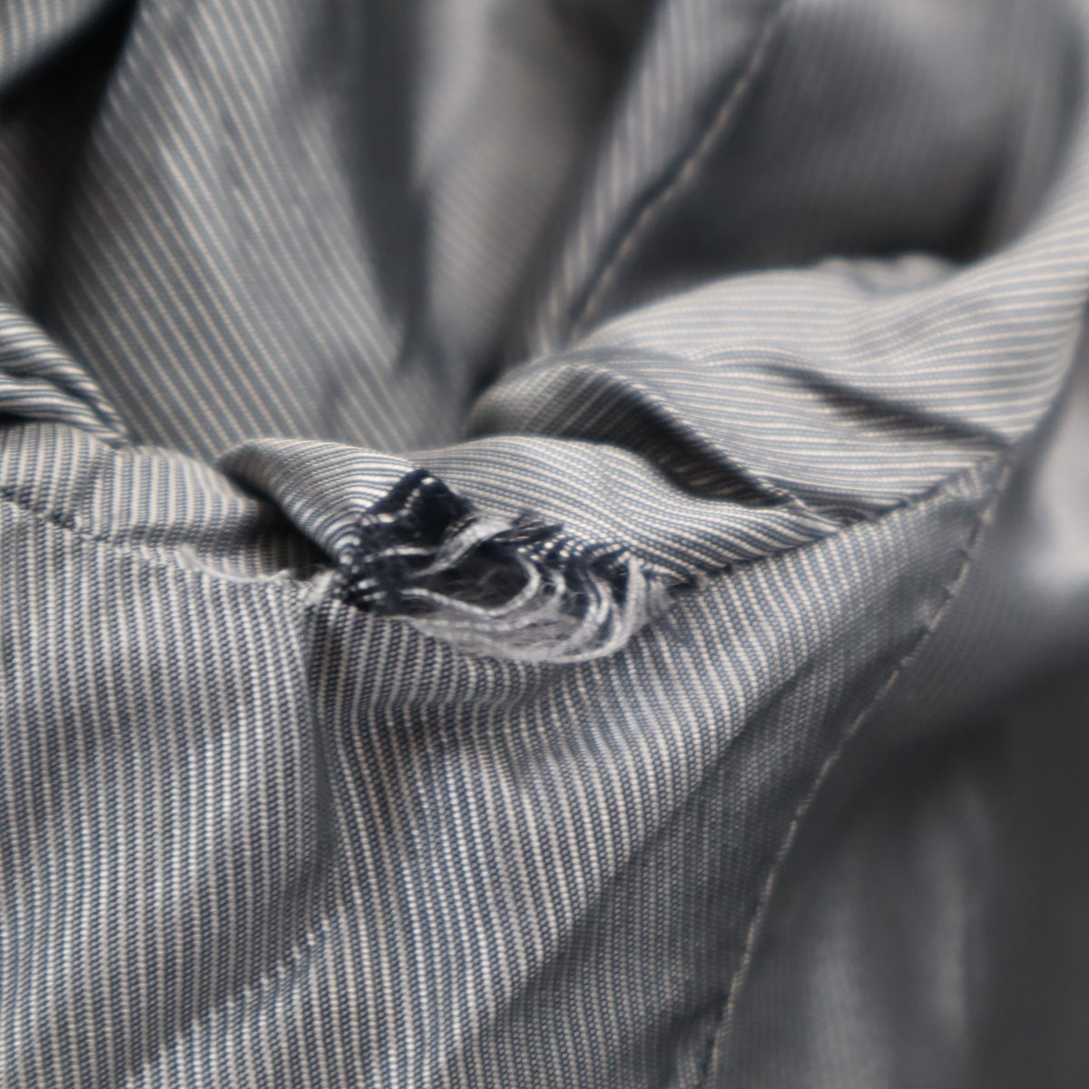 ARMANI EXCHANGE アルマーニエクスチェンジ ストライプ柄 テーラードジャケット 34 グレー メンズ