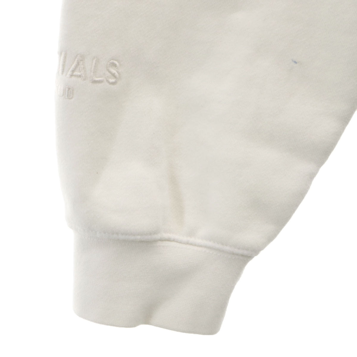 ESSENTIALS エッセンシャルズ バックロゴ 長袖 スウェットパーカー L ホワイト メンズ