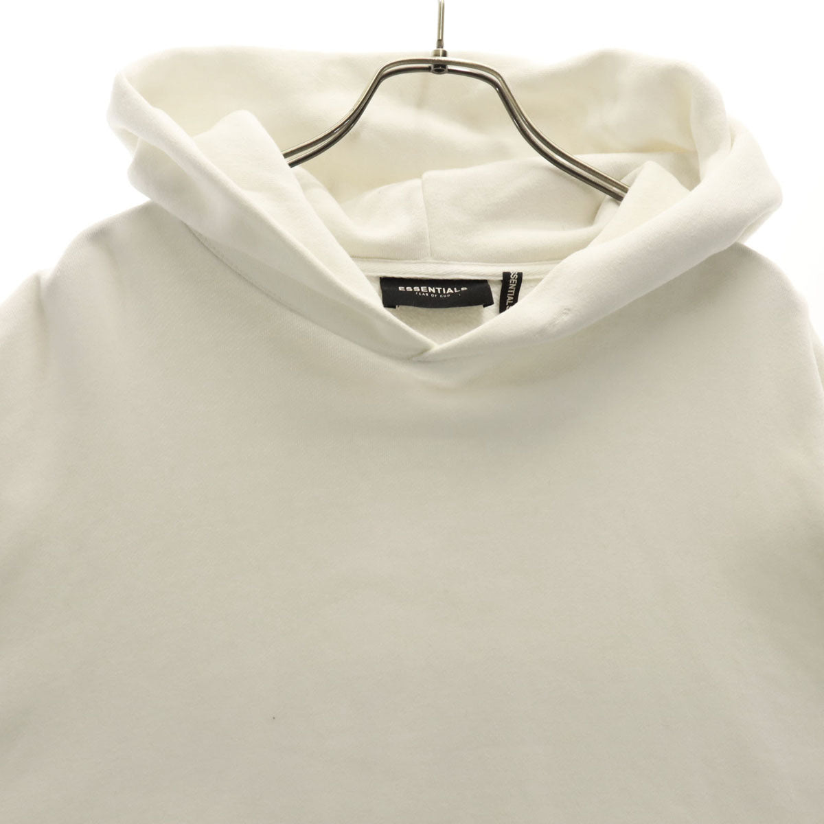 ESSENTIALS エッセンシャルズ バックロゴ 長袖 スウェットパーカー L ホワイト メンズ