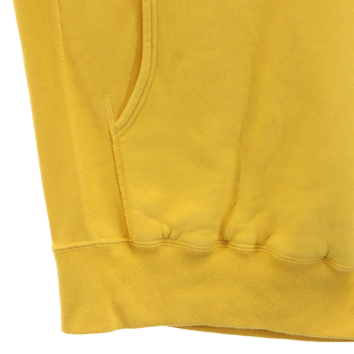 HYSTERIC ヒステリック 日本製 ヒスラビット 長袖 スウェットパーカー M イエロー 裏起毛 メンズ