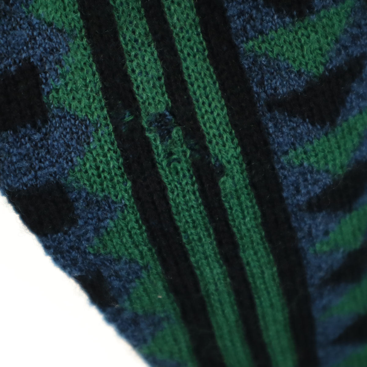 Christian Dior MONSIEUR クリスチャンディオール ムッシュ 90s オールド 総柄 長袖 タートルネック セーター L 青紺 ニット メンズ