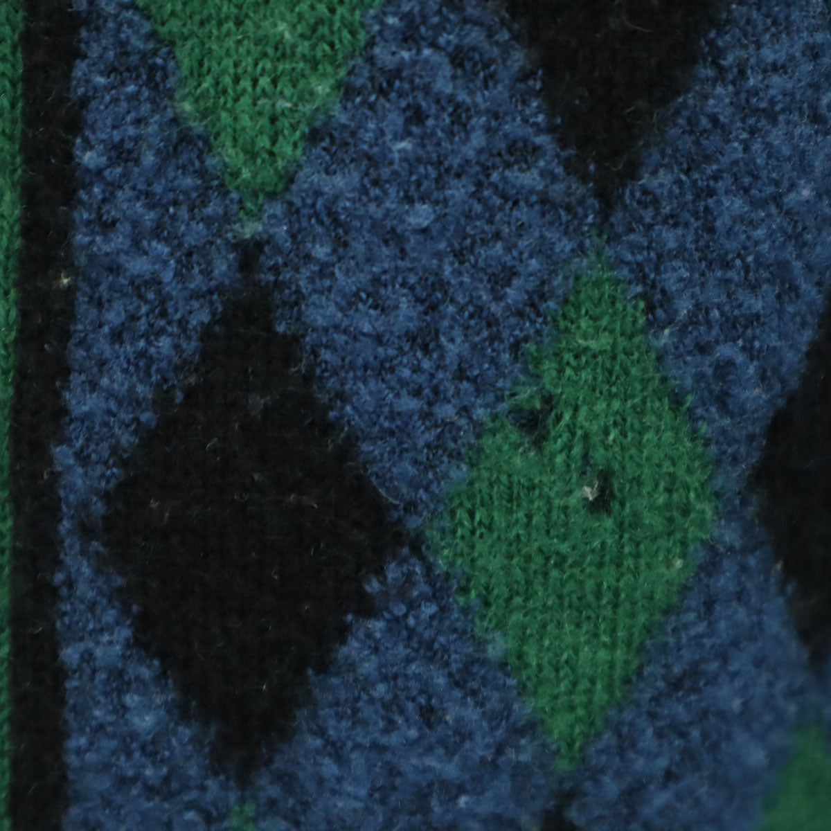 Christian Dior MONSIEUR クリスチャンディオール ムッシュ 90s オールド 総柄 長袖 タートルネック セーター L 青紺 ニット メンズ