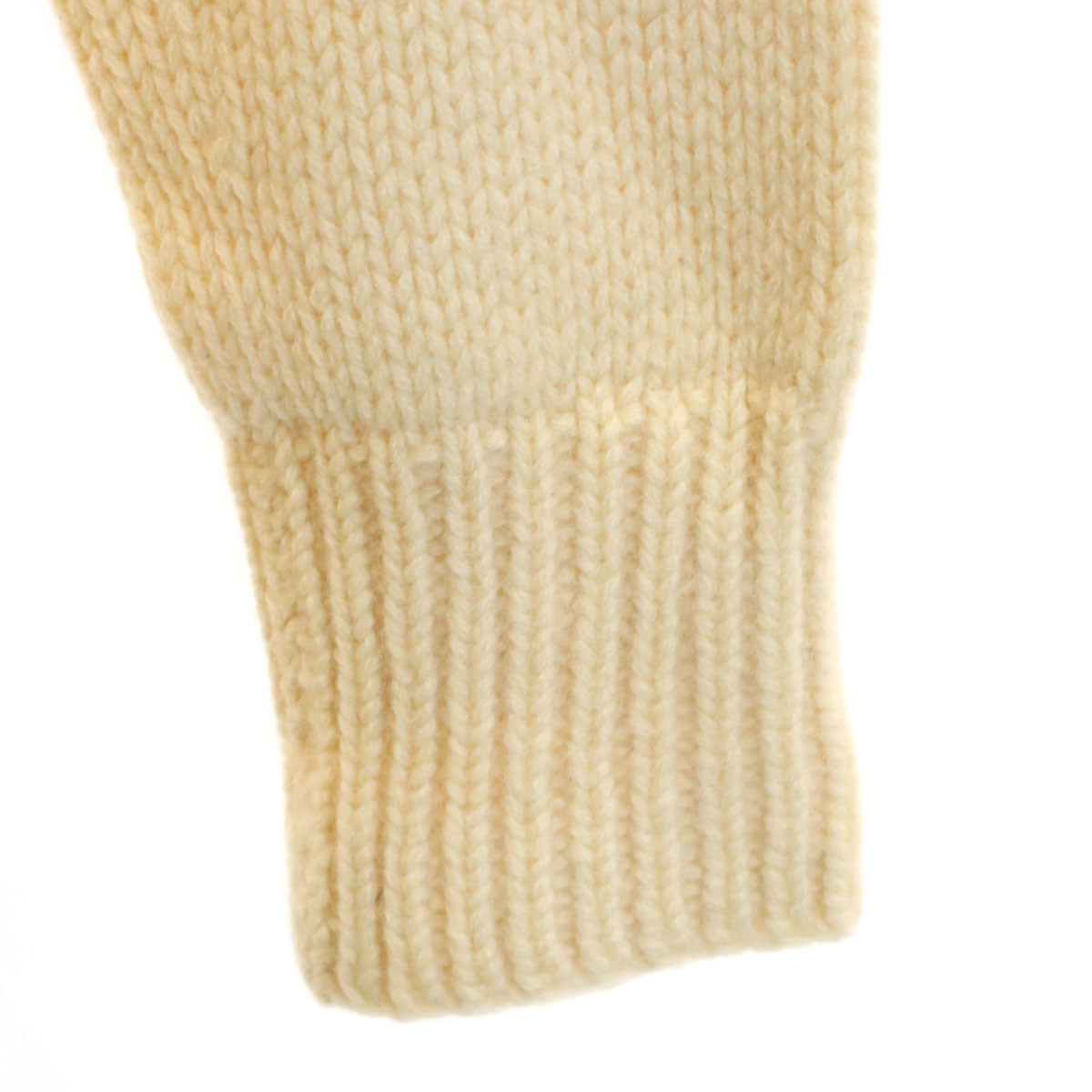 20s 30s ヴィンテージ レタード 長袖 ショールカラー カウチン ニットカーディガン 生成り メンズ