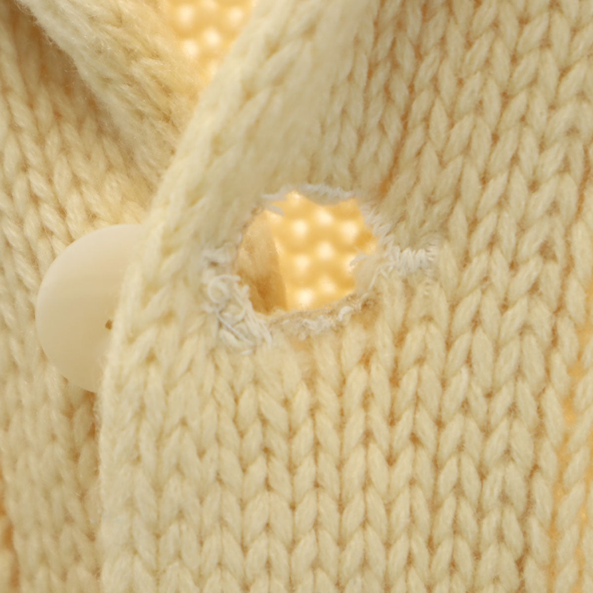 20s 30s ヴィンテージ レタード 長袖 ショールカラー カウチン ニットカーディガン 生成り メンズ