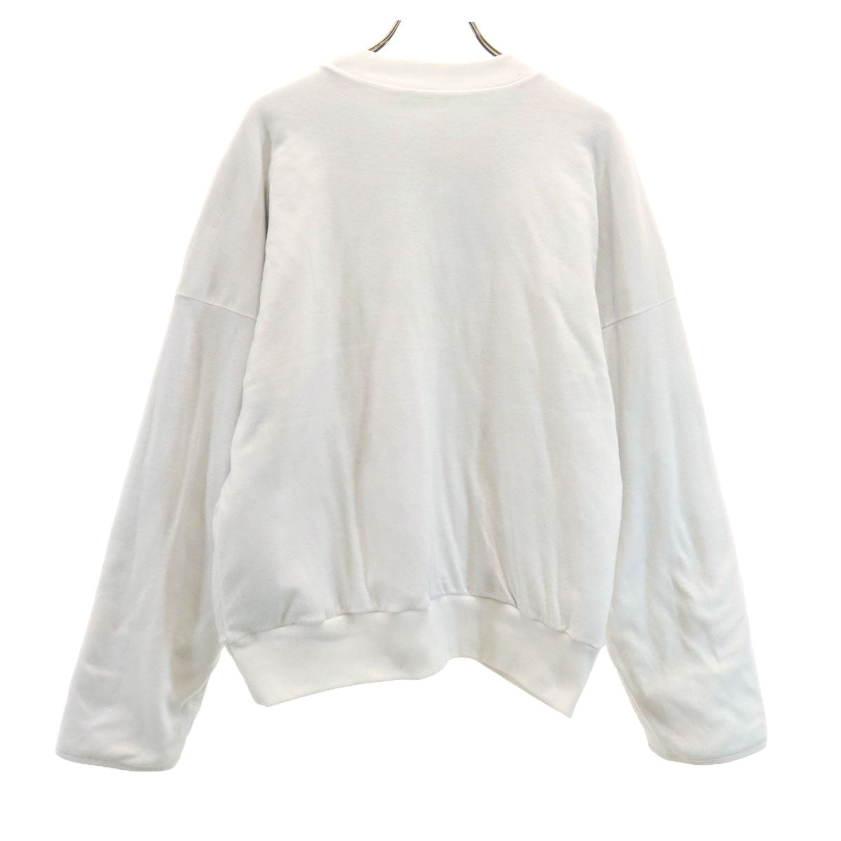 80s 90s オールド ミッキーマウス 長袖 リバーシブル トレーナー ホワイト 中綿 レディース