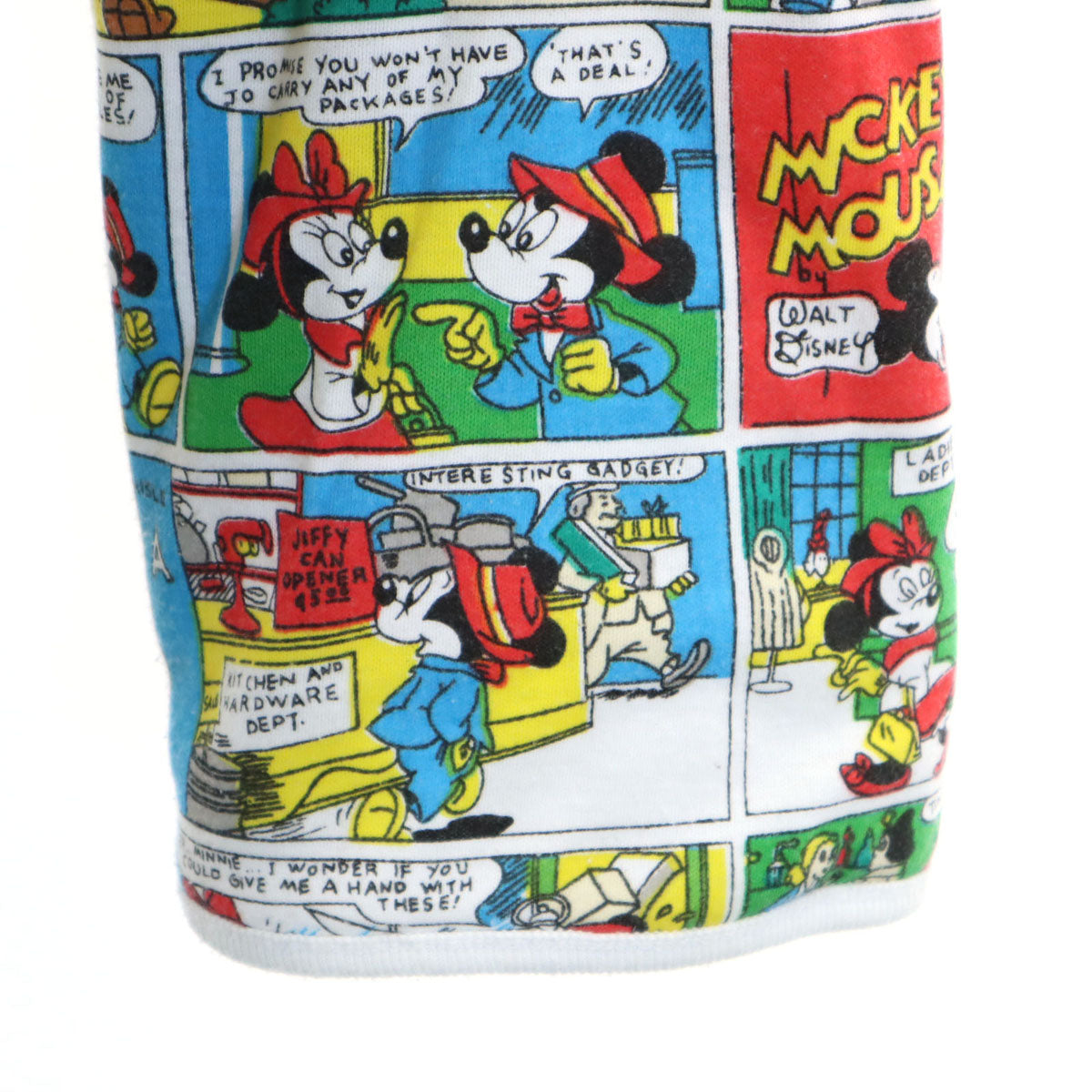 80s 90s オールド ミッキーマウス 長袖 リバーシブル トレーナー