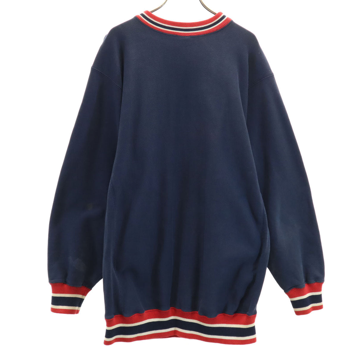 Champion チャンピオン 90s USA製 オールド 刺繍タグ 長袖 リバースウィーブ スウェット トレーナー XXL ネイビー ビッグサイズ メンズ