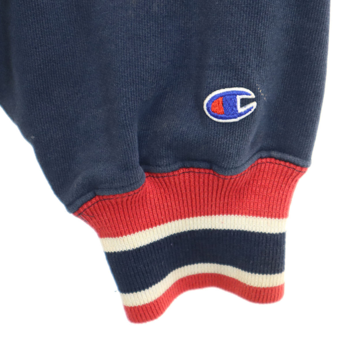 90s USA製 リバースウィーブパーカー ノートルダム ネイビー 刺繍タグXL Champion チャンピオン 90s 90年代 刺繍タグ REVERSE WEAVE